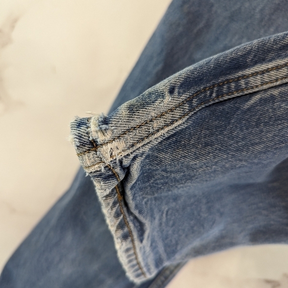 Vintage Levis Jeans Mens 38 X 30 501 XX  Vintage Y2K Denim Rigid Button Fly - Picture 12 of 15